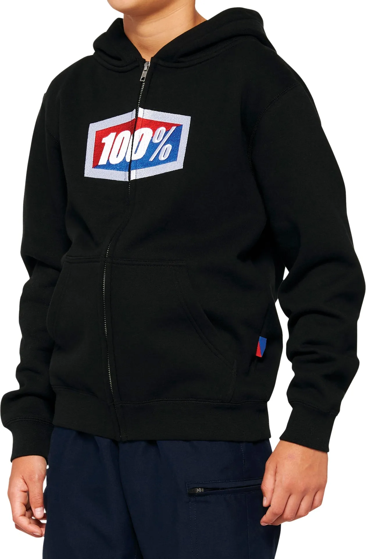 100% Official Fleece Youth Zip Hoodie