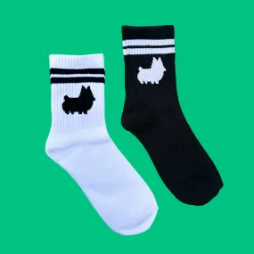 2-Pack Corgi Crew Socks (restocked!)