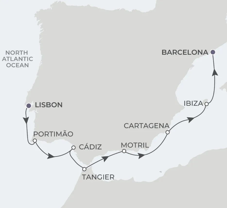 2025 Spanish Wine Education Cruise - Lisbon to Barcelona