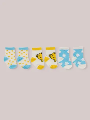 3-Pack Soft Durable Baby Socks Set - Mr. Happy&trade;