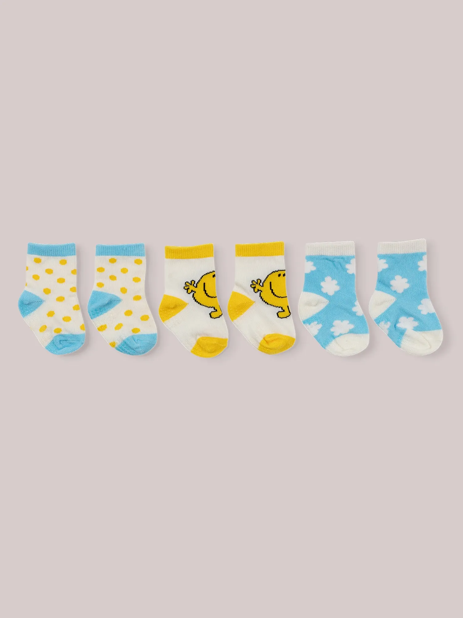 3-Pack Soft Durable Baby Socks Set - Mr. Happy&trade;