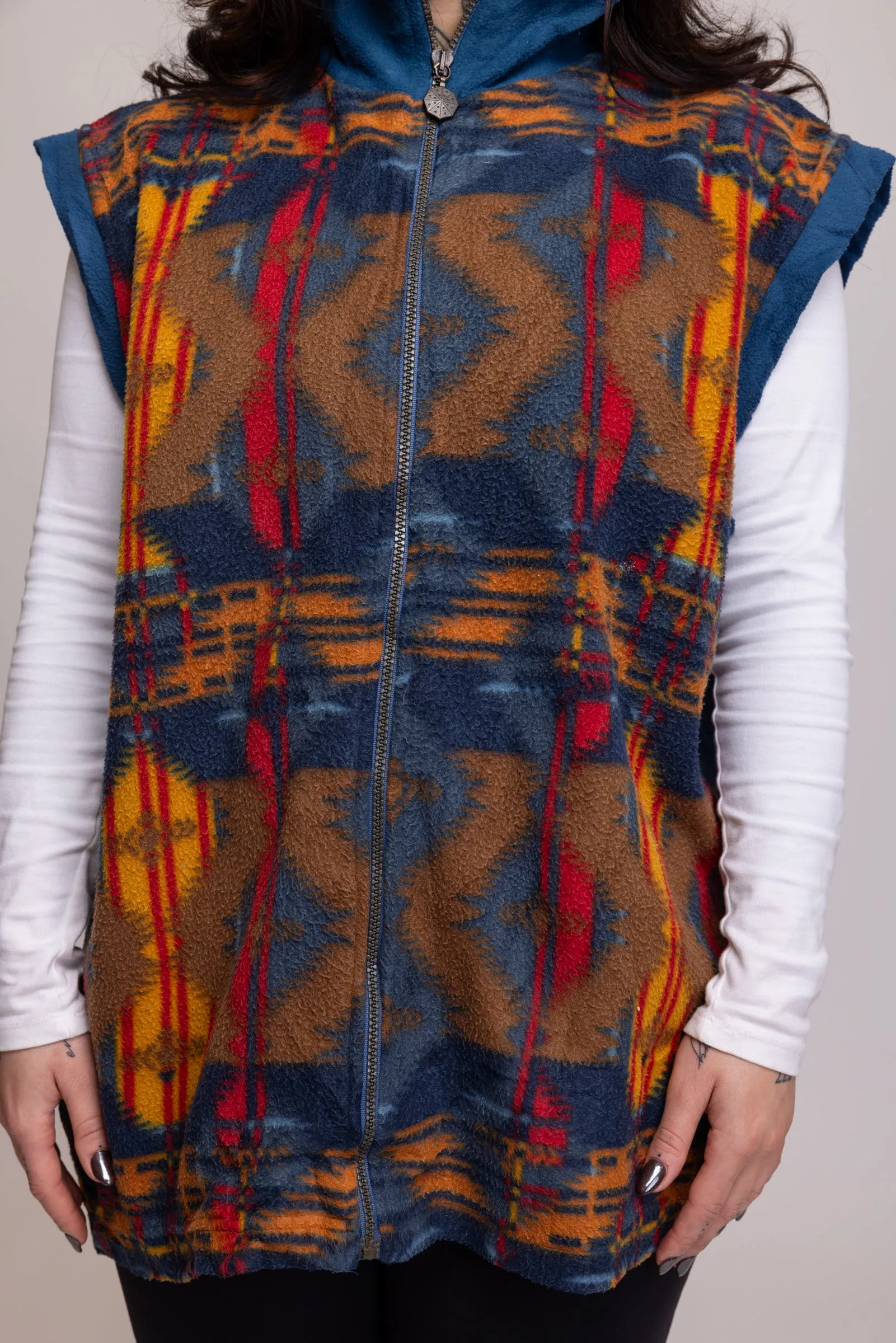 90's Fleece Gilet L