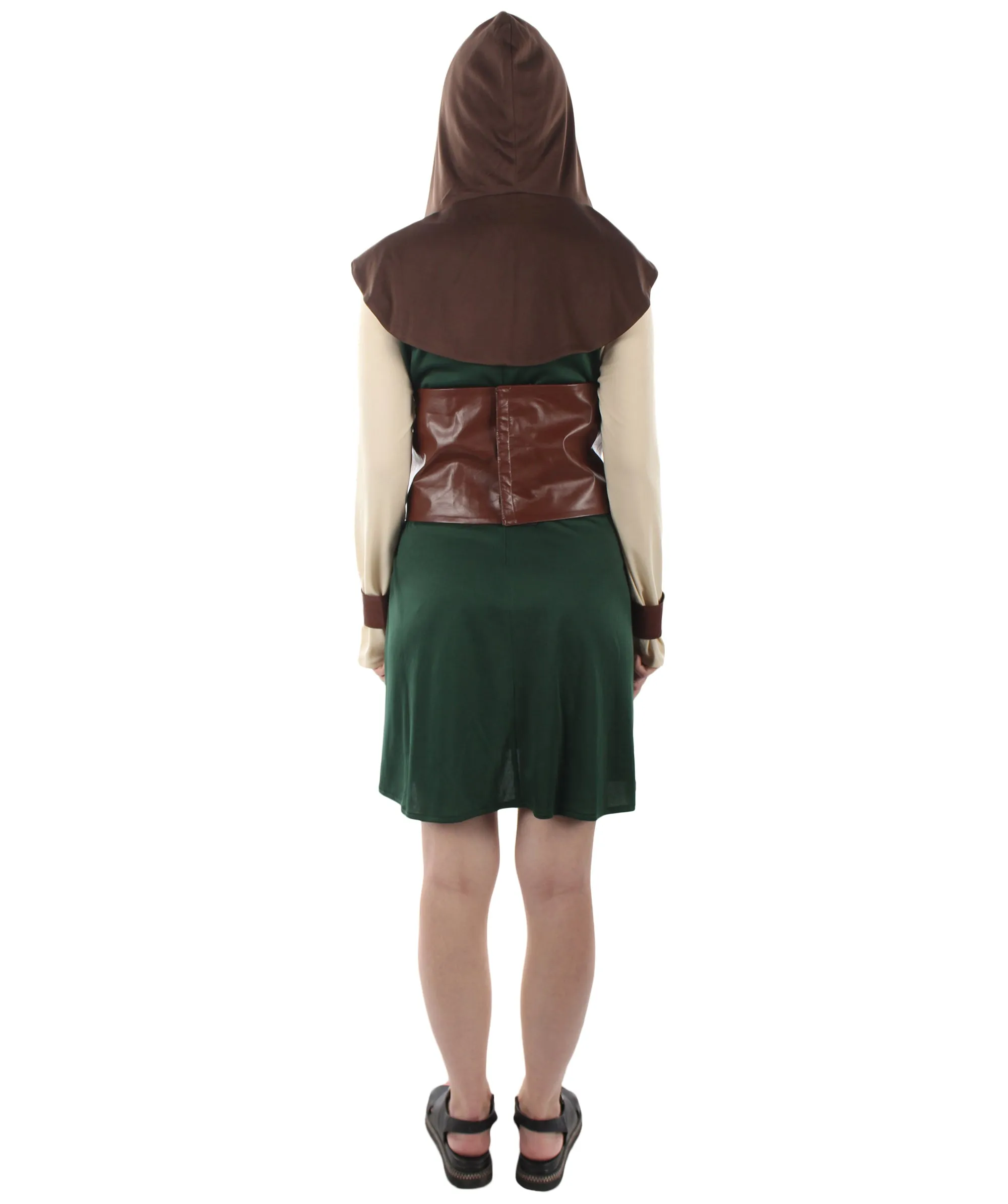 Adult Women Rogue Costume | Green Cosplay Halloween Costume