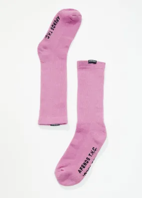 AFENDS Unisex Everyday - Crew Socks - Candy