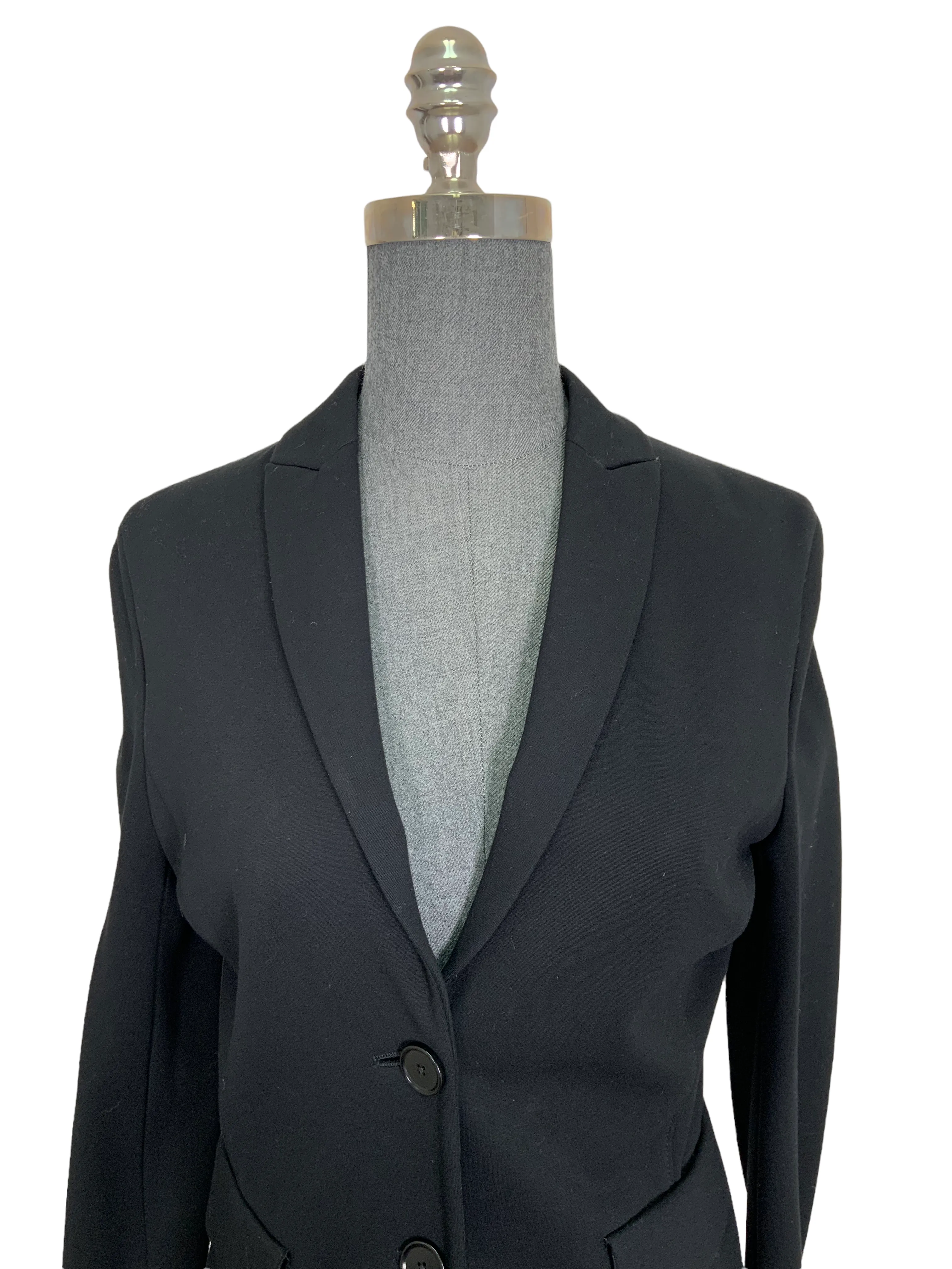 AKRIS Punto Viscose Ponte Blazer Jacket Size M