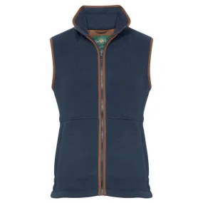 Alan Paine Aylsham Mens Fleece Waistcoat - Blue Steel