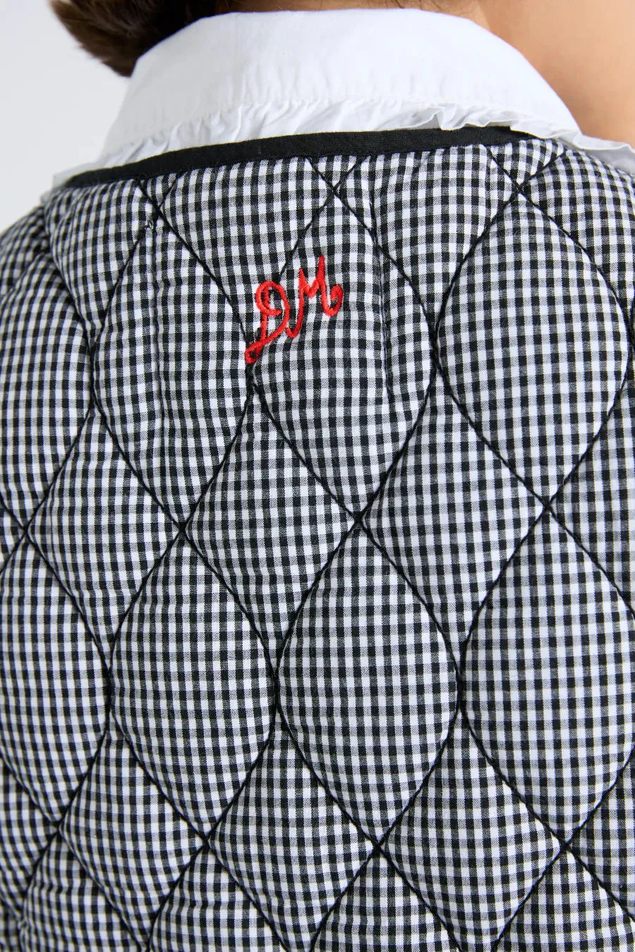 Arte Gilet Black Gingham