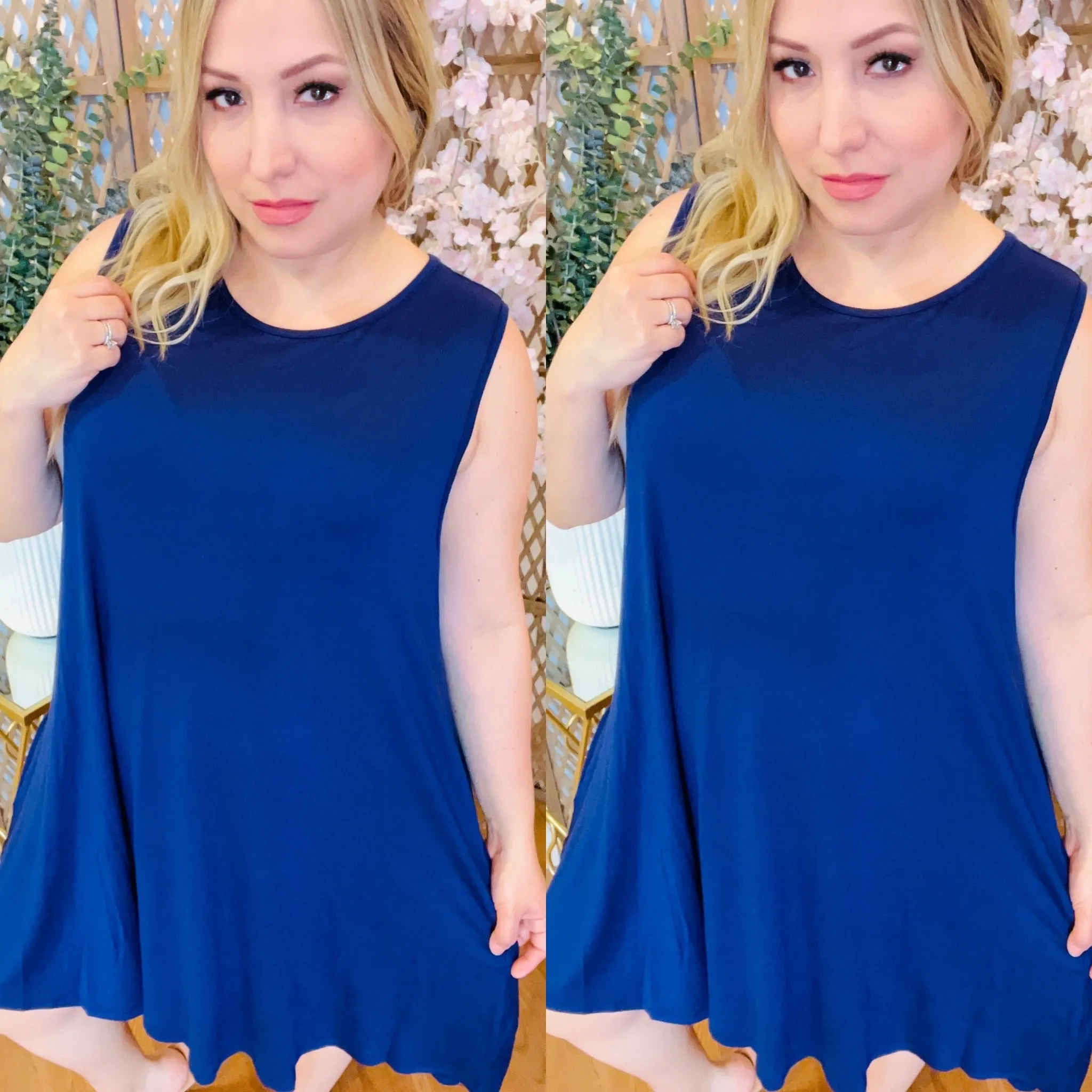 Back Button Detail Dress!