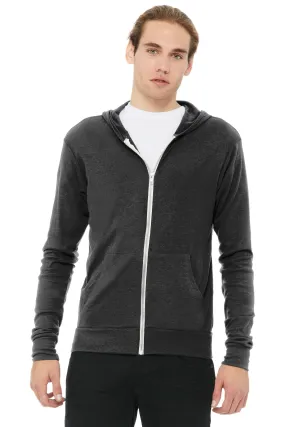 BELLA CANVAS ® Unisex Triblend Full-Zip Lightweight Hoodie. BC3939