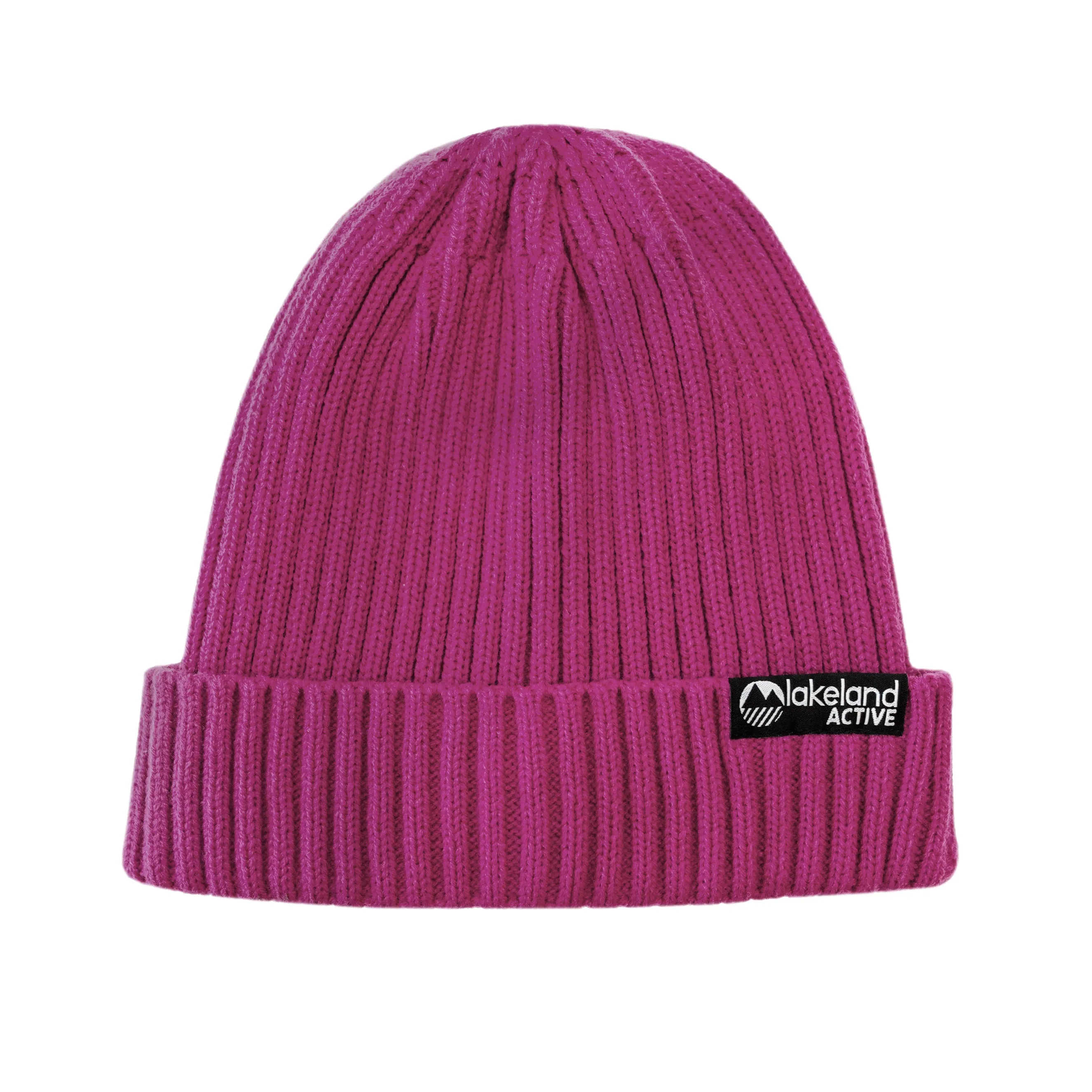 Birkett Ribbed Knit Beanie Hat - Pop Tones