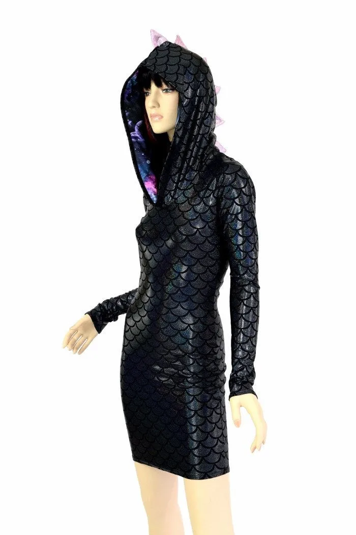 Black Dragon Spiked Dress