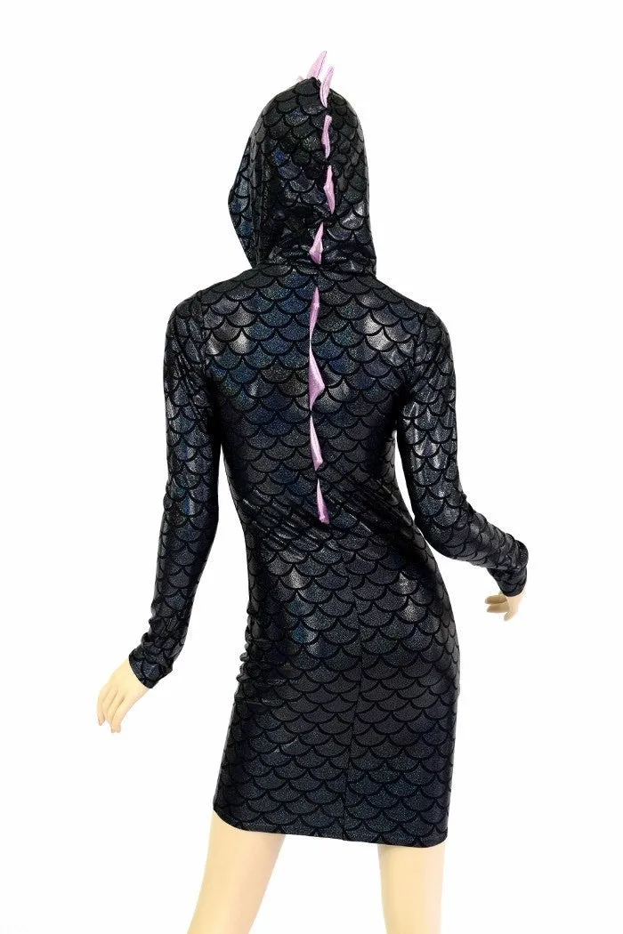 Black Dragon Spiked Dress