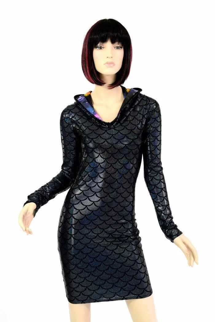 Black Dragon Spiked Dress