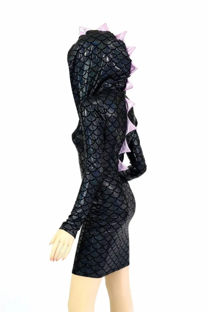 Black Dragon Spiked Dress