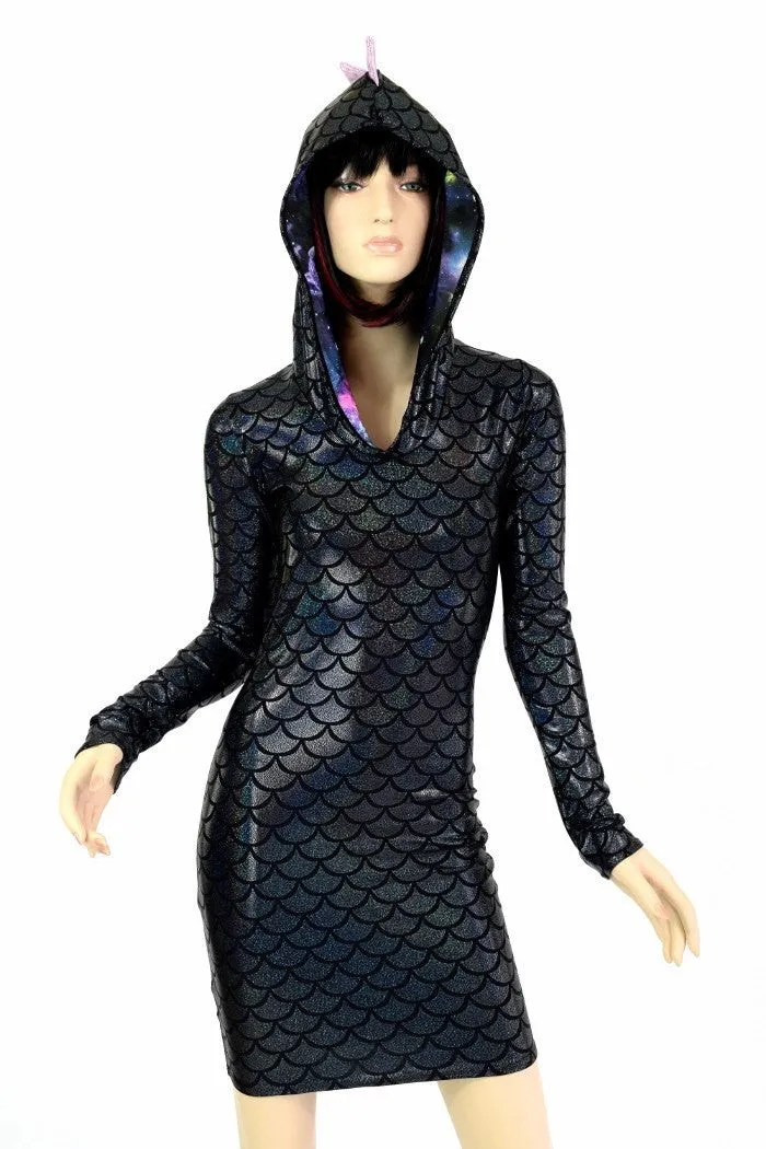 Black Dragon Spiked Dress