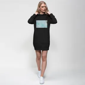 Blue Clouds Premium Adult Hoodie Dress