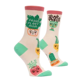 Blue Q Women's Crew Socks | Proud Plant Mom