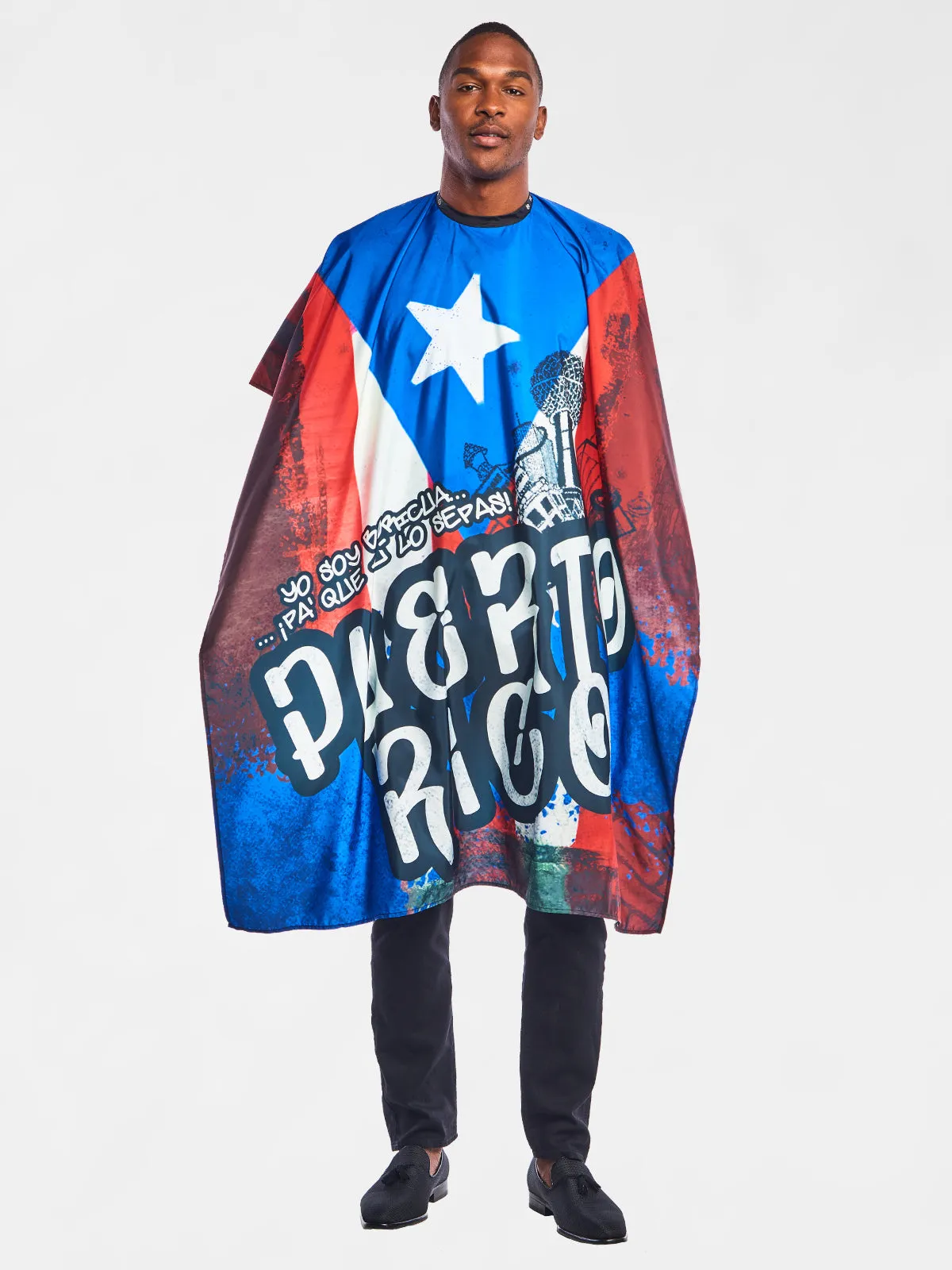 Boricua Barber Cape | The International Cape Collection