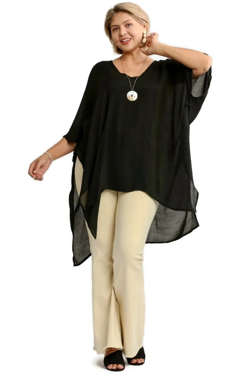 Caftan Tunic, Black