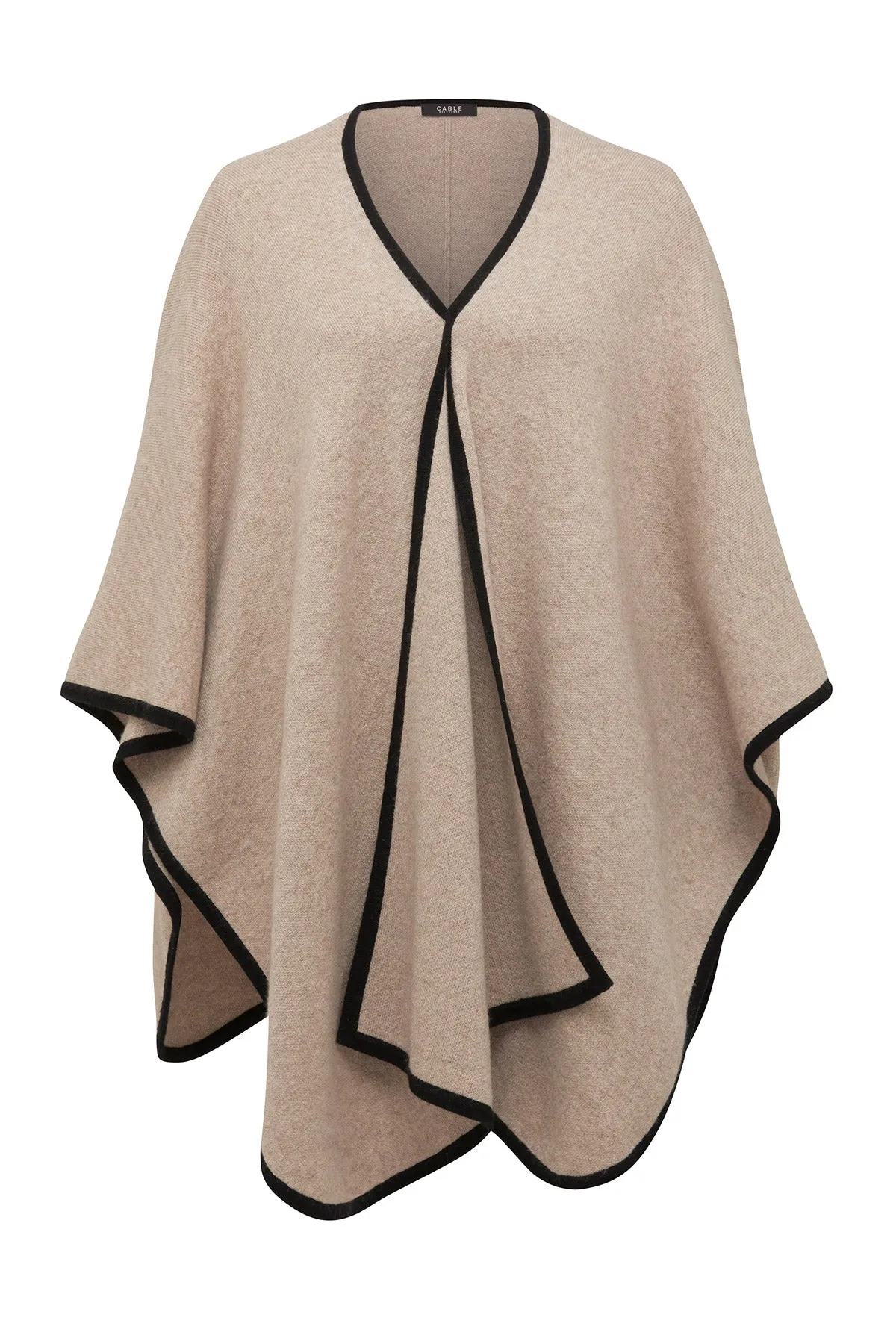 Cashwool Cape - Stone