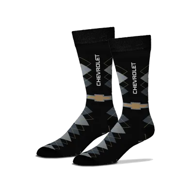 Chevrolet Argyle Crew Socks