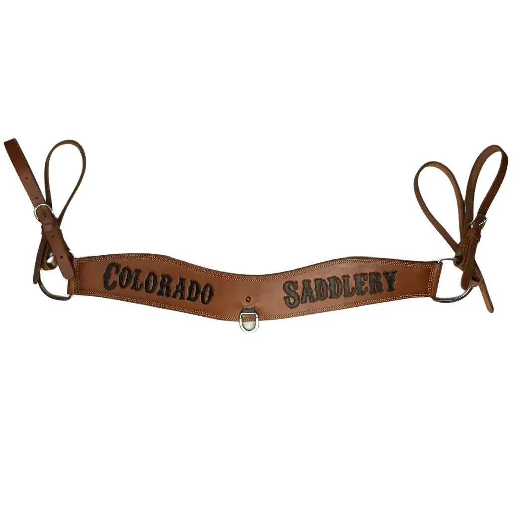 Colorado Saddlery Tripping Breast Collar w/ Lettering 7-73D