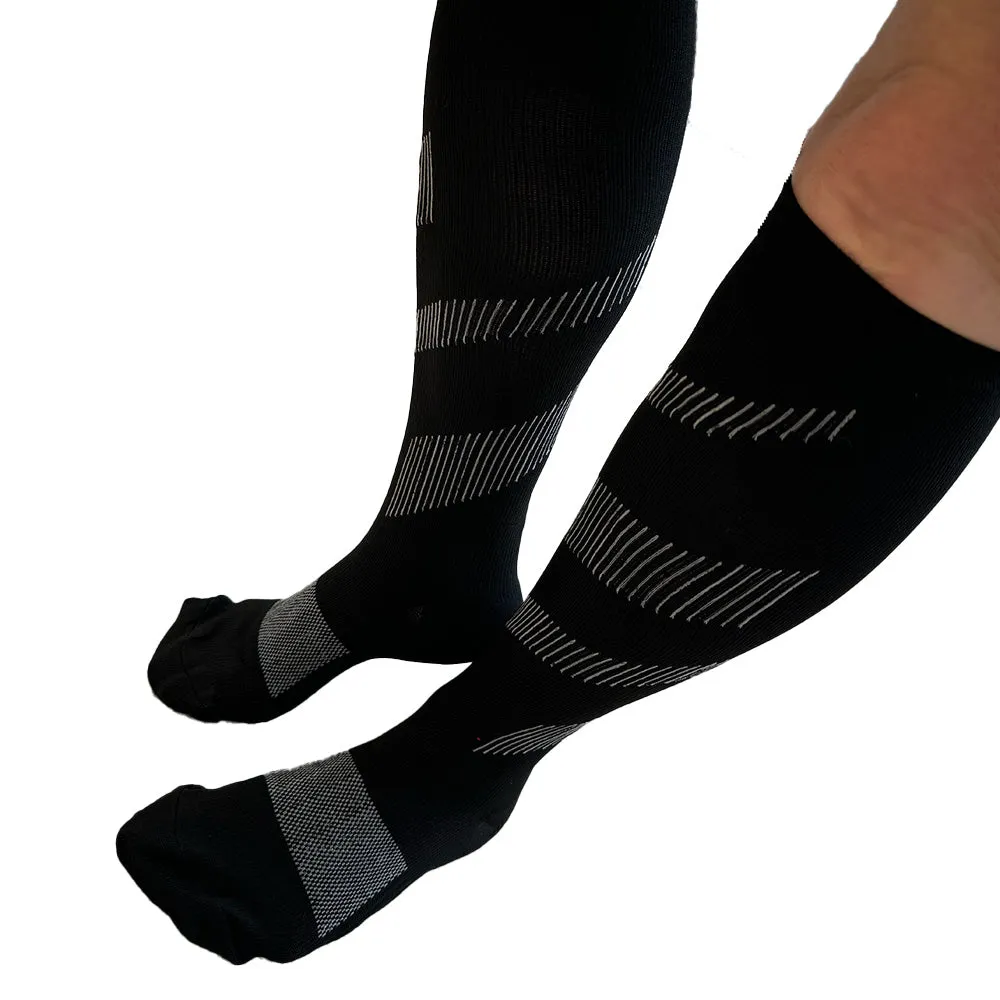 Compression travel socks