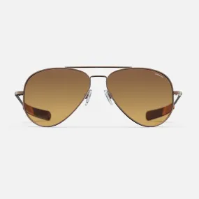 Concorde - 22k Chocolate Gold & Cape Sand - Prescription Sunglasses