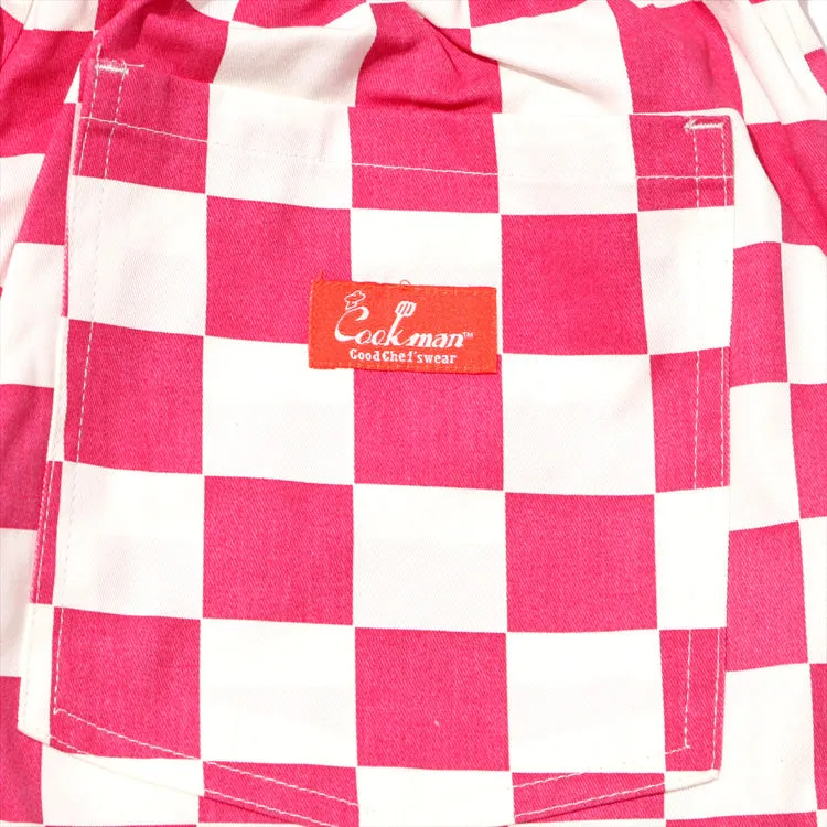 Cookman Chef Pants - Checker : Pink