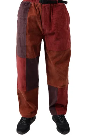 Cord Patchwork Pants - Autumn