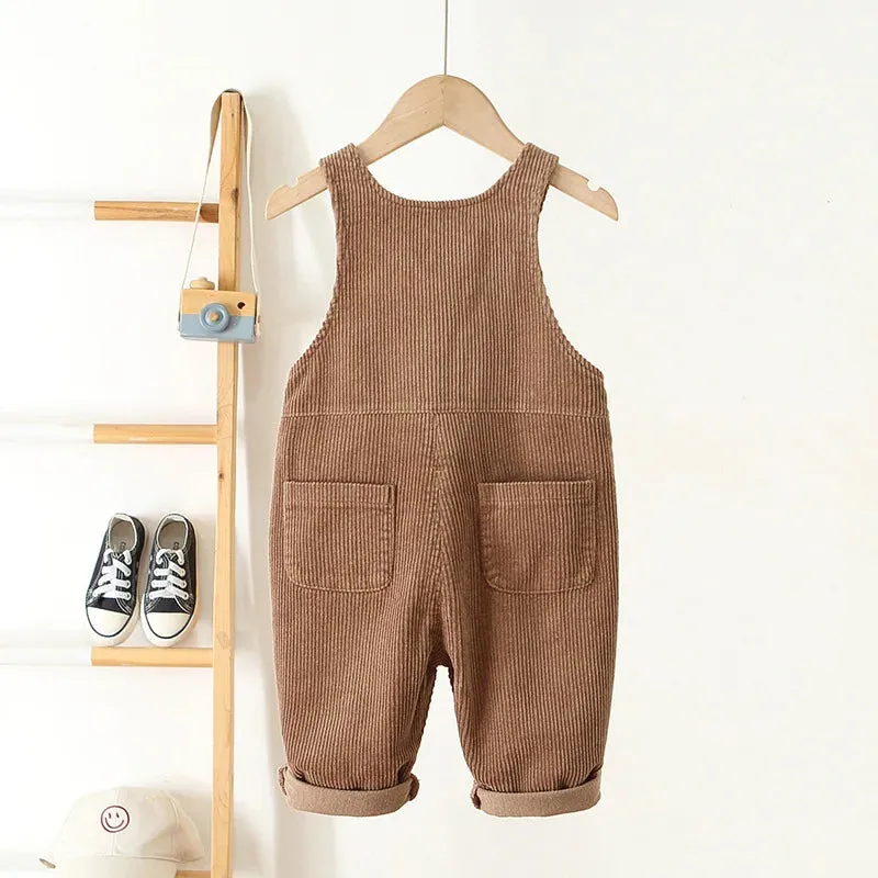 Corduroy Heart Overalls