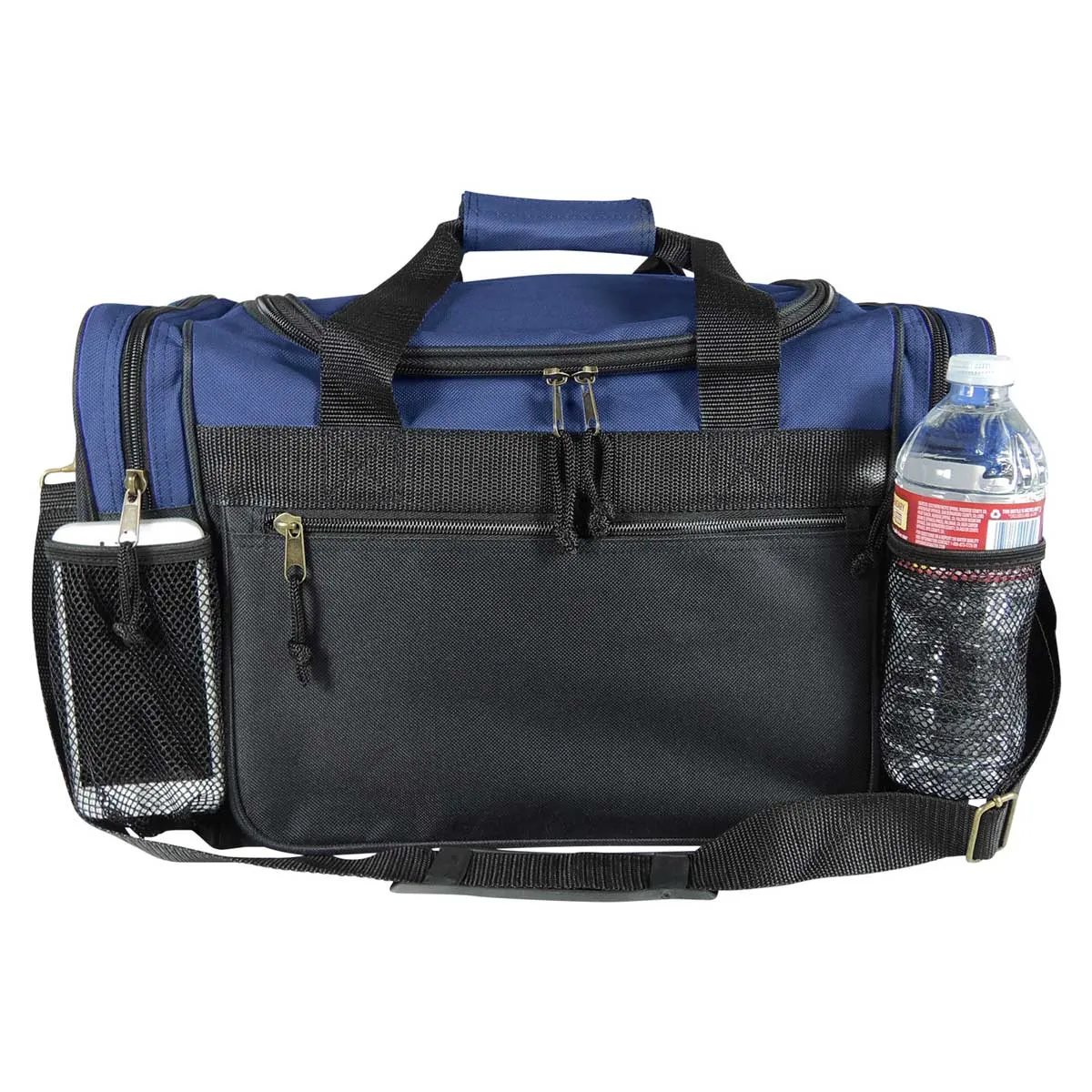 Dalix 17" Duffel Bag Dual Front Mesh Accessories Pockets