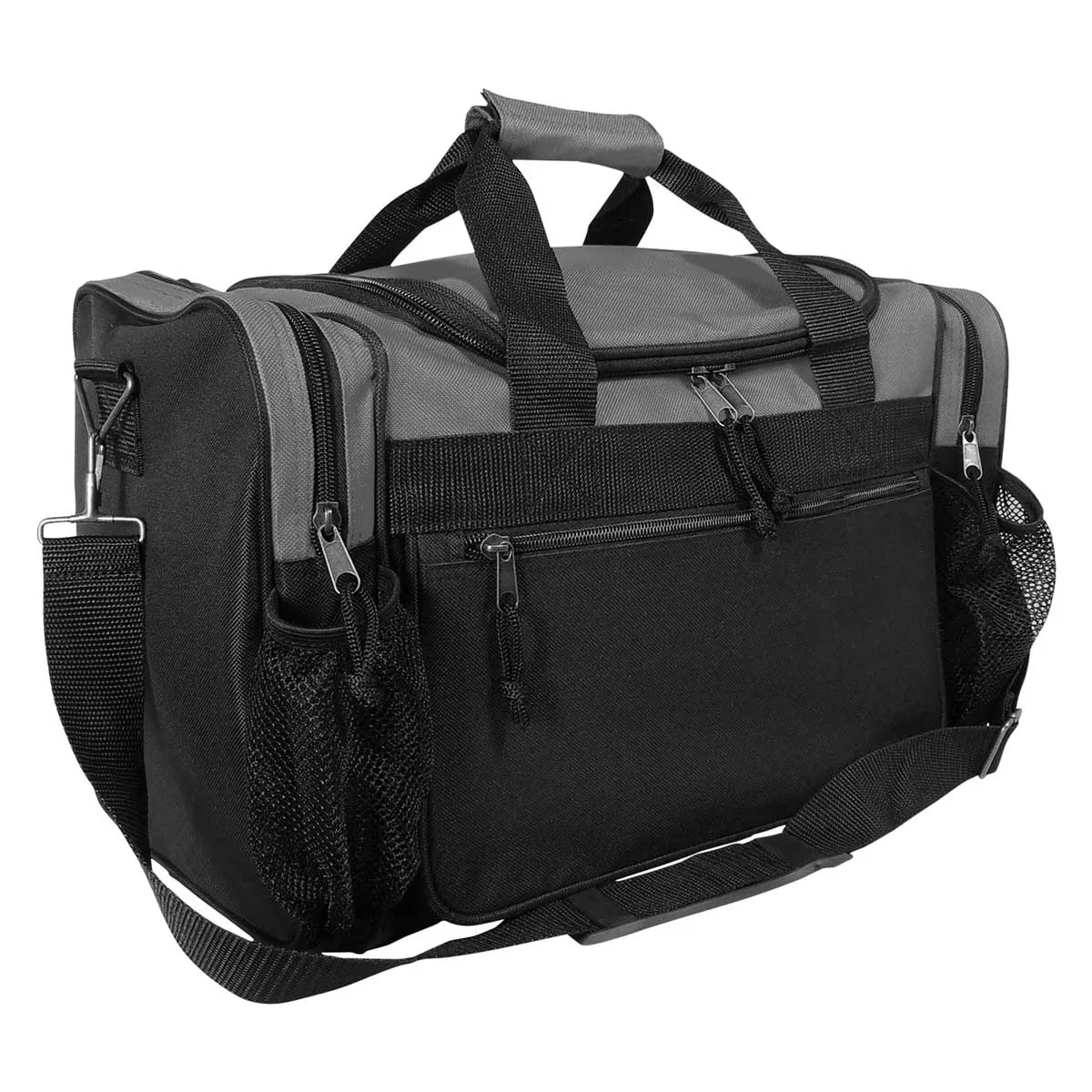 Dalix 17" Duffel Bag Dual Front Mesh Accessories Pockets