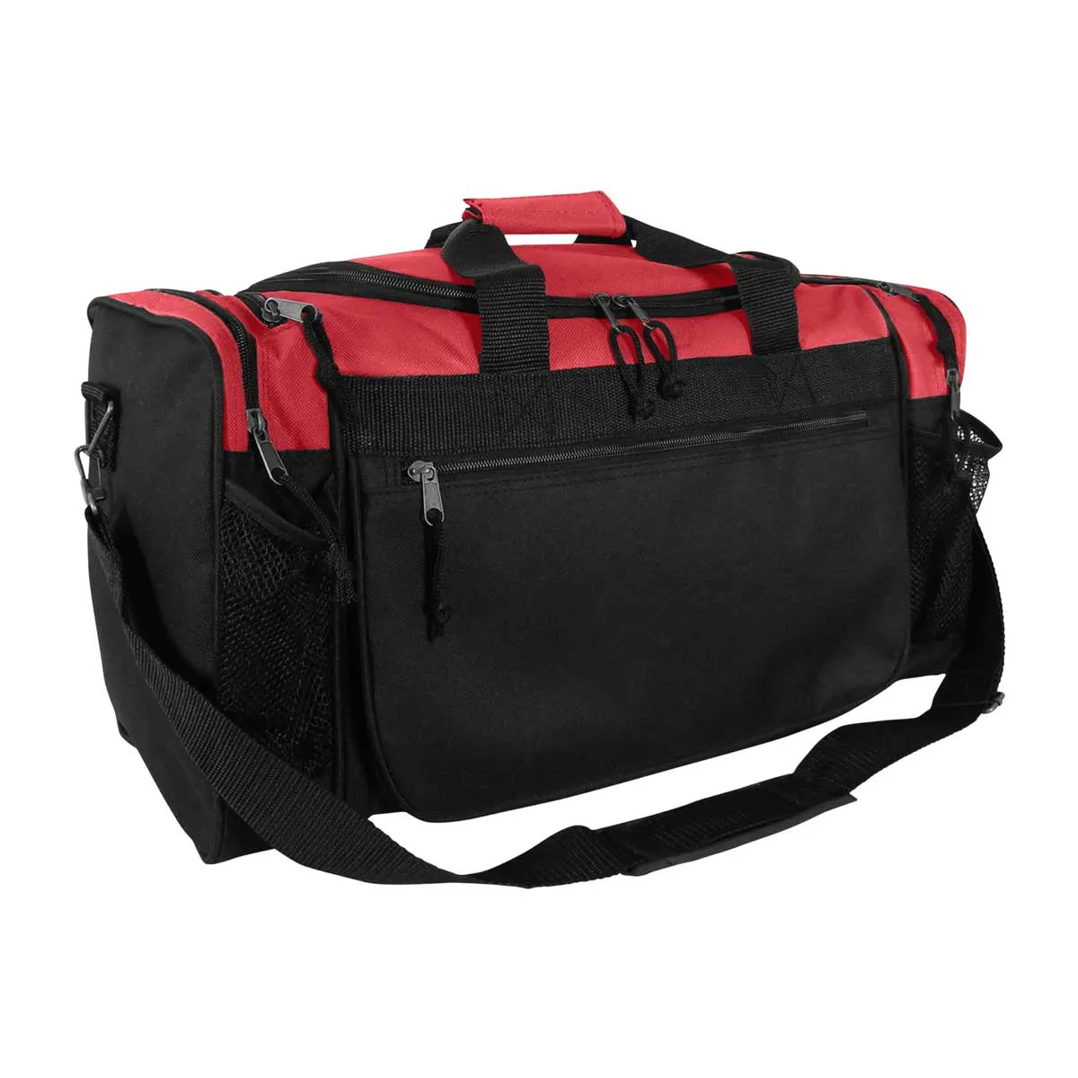 Dalix 17" Duffel Bag Dual Front Mesh Accessories Pockets