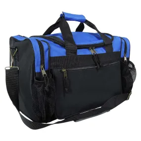 Dalix 17" Duffel Bag Dual Front Mesh Accessories Pockets