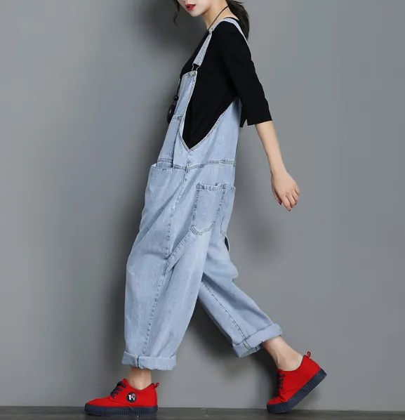 Denim Casual Spring Denim Overall Women Jumpsuits QY6