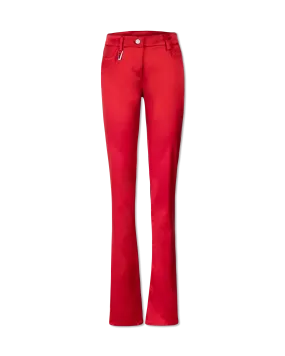 Deville Satin Cigarette Pants