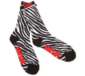 DGK Skateboards Zebra Socks, Black/White