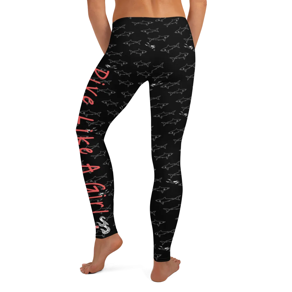 Dive Like a Girl Leggings