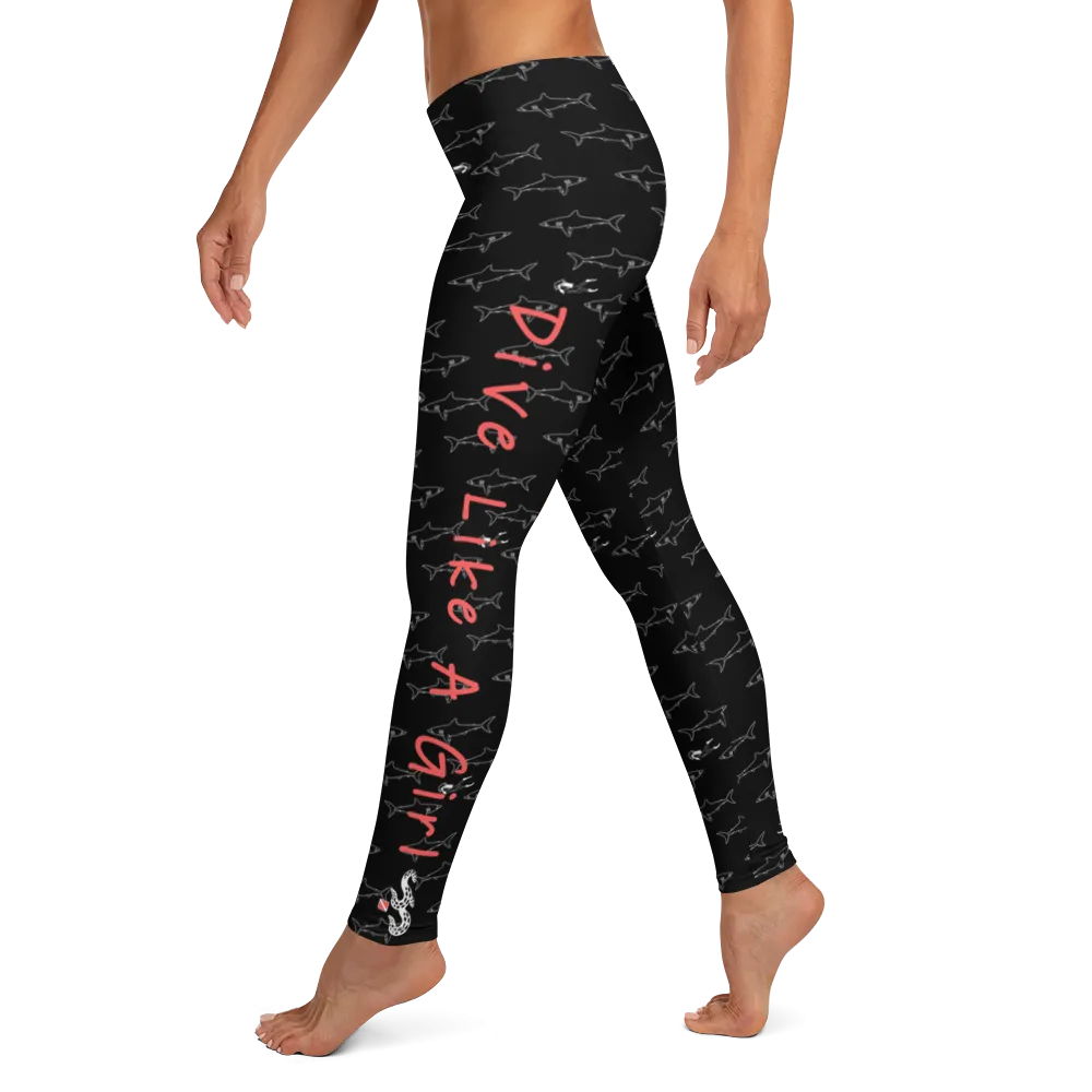 Dive Like a Girl Leggings