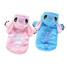 Dog Clothes Winter Pet Small Medium Large Hoodie Coat Jacket Warm Pink Blue Big Animal Costumes Outfit