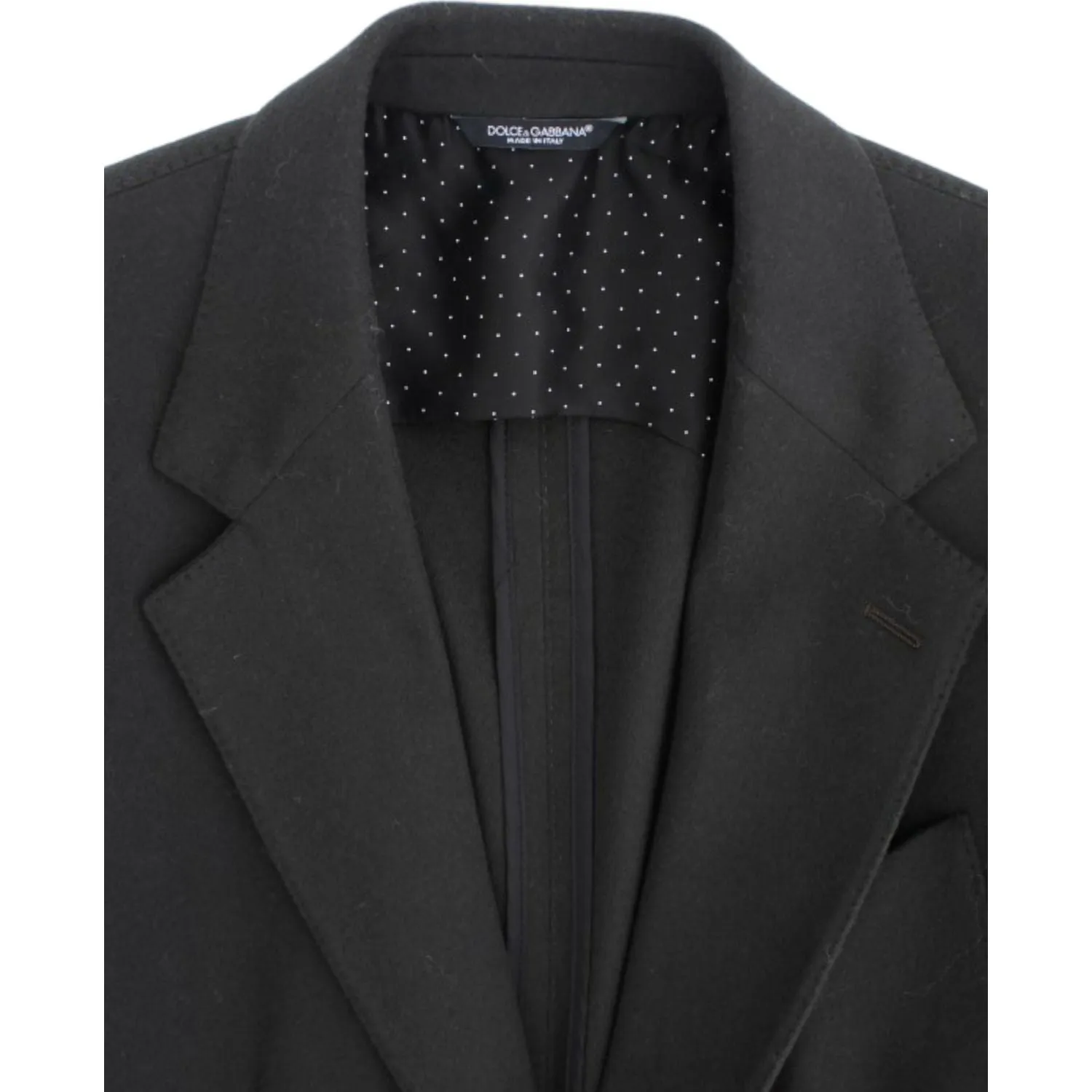 Dolce & Gabbana Elegant Green Cashmere Blazer Jacket