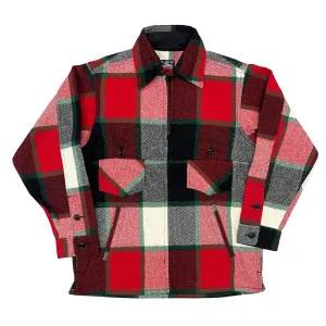 Double Cape Jac Shirt - Old Canadian Plaid 100% Wool