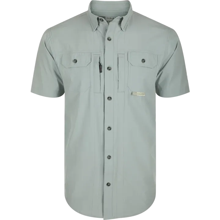 Drake Wingshooter Trey Button-Down Short Sleeve Shirt