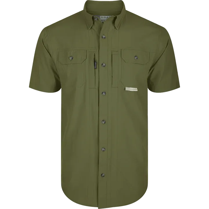 Drake Wingshooter Trey Button-Down Short Sleeve Shirt