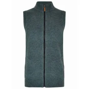 Dubarry Upperwood Mens Wool Blend Gilet - Dark Pebble