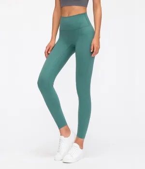 Easy Stretch 7/8 *Seamless  Leggings in Clover Green