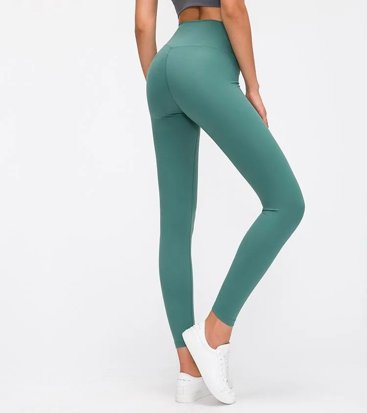 Easy Stretch 7/8 *Seamless  Leggings in Clover Green