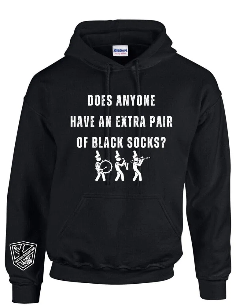 Extra Black Socks Hoodie