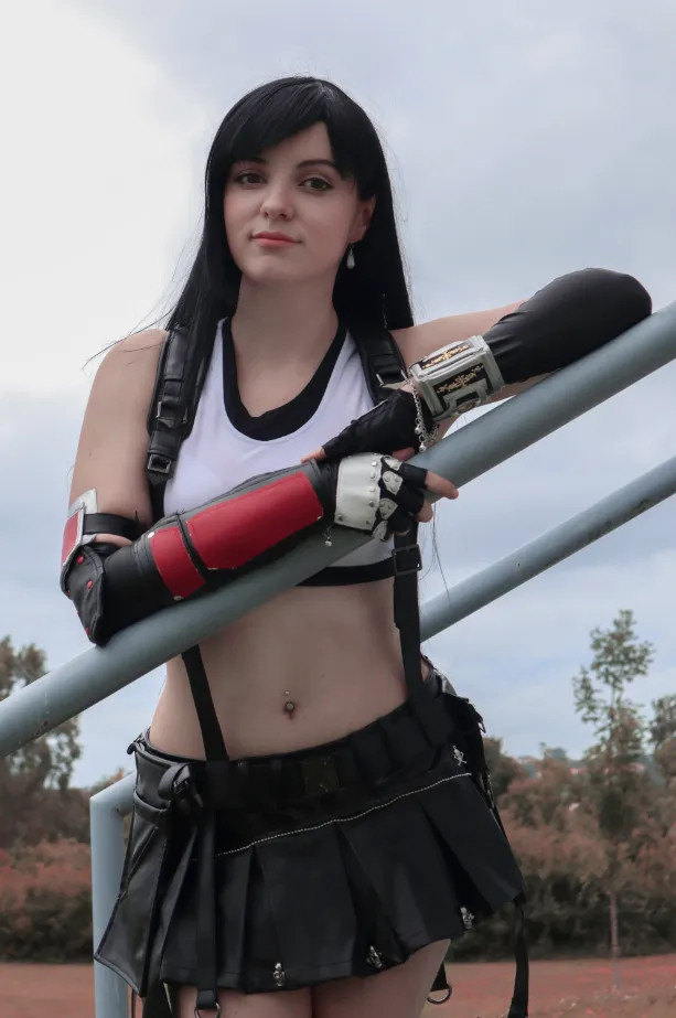 Final Fantasy VII FF7 Remake Tifa Lockhart Cosplay Costume Full Set Costume Outfits